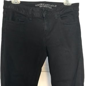 Black American eagle skinny jeans